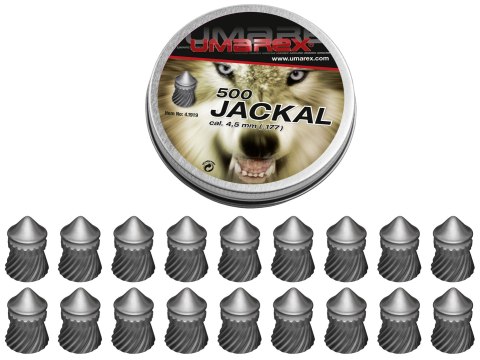 Śrut diabolo Umarex Jackal Pointed Ribbed 4,5/500 Umarex