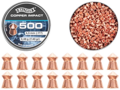 Śrut diabolo Walther Copper Impact 4,5 mm 500 szt. Walther