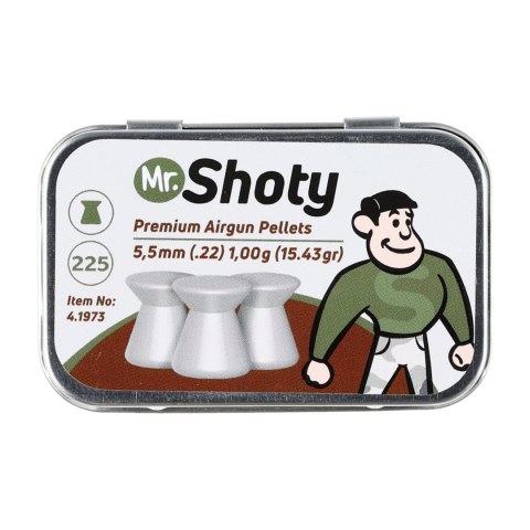 Śrut płaski Mr. Shoty 5,5 mm 1,00 g 225 szt. Mr. Shoty