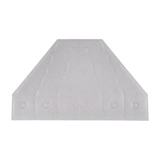 Kartonowe Range Solutions Tarcze IPSC Połówki Biało-Brązowe 50szt Range Solutions