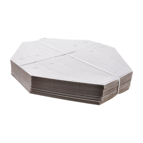 Kartonowe Range Solutions Tarcze IPSC Połówki Biało-Brązowe 50szt Range Solutions