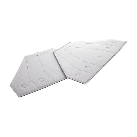 Kartonowe Range Solutions Tarcze IPSC Połówki Biało-Brązowe 50szt Range Solutions