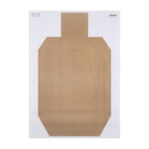 Tarcza strzelecka IDPA - pakiet 50 szt. NN