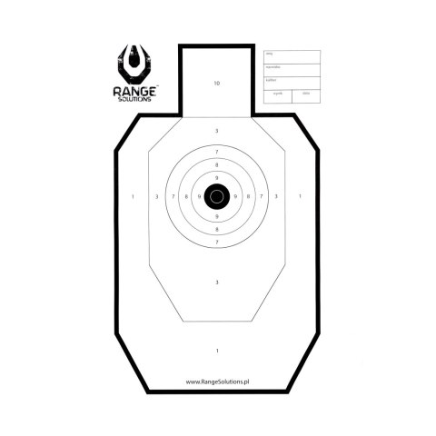 Tarcza strzelecka Range Solutions Range, 50 szt. Range Solutions