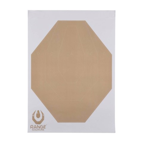 Tarcza strzelecka Range Solutions papierowa IPSC, 50 szt. Range Solutions