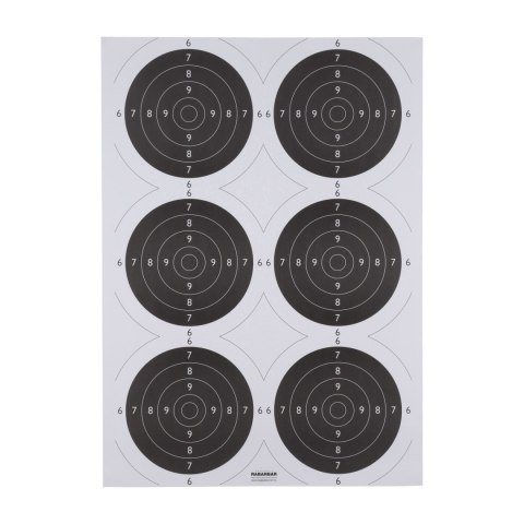 Tarcza strzelecka TS-2x6 trening - pakiet 50 szt. NN