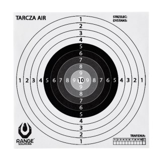 Tarcze do wiatrówki Range Solutions AIR 14x14 100szt. Range Solutions
