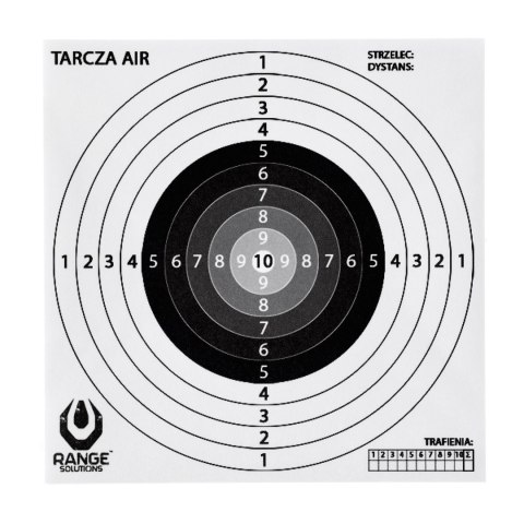 Tarcze do wiatrówki Range Solutions AIR 14x14 100szt. Range Solutions