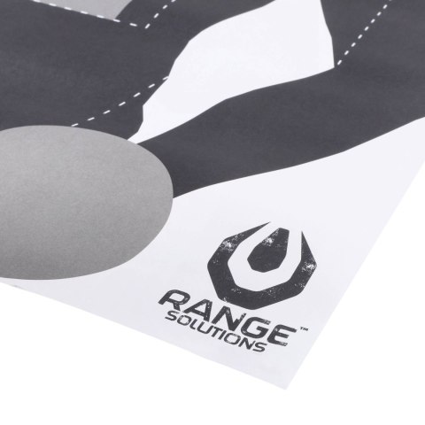 Tarcze strzeleckie Range Solutions Z-TAC 50szt Sylwetka Taktyczna Range Solutions