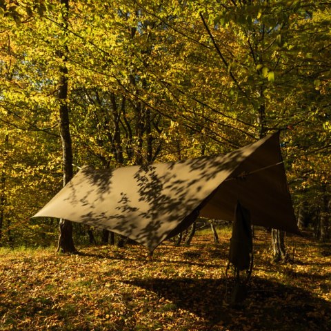 Tarp Flyhamak Sola 4x3m ciemnooliwkowy FlyHamak