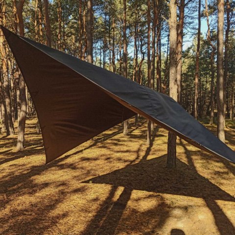 Tarp TigerWood 3 m x 4 m czarny Tigerwood