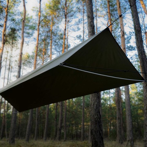 Tarp TigerWood Żak 3,4 m x 1,6 m ze stelażem Tigerwood
