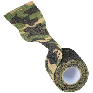 Taśma maskująca Mil-Tec 50 mm 4,5 m woodland Mil-Tec