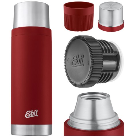 Termos Esbit Sculptor Vacuum Flask 1 l burgund Esbit