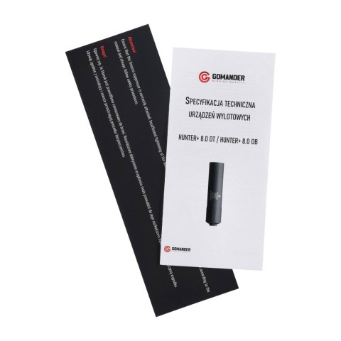 Tłumik do broni myśliwskiej Gomander Hunter II DT 8 mm M15x1 Gomander