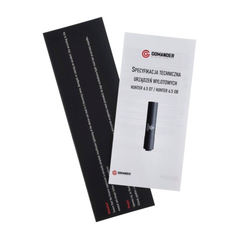 Tłumik do broni myśliwskiej Gomander Hunter II OB 6,5 mm M14x1 Gomander