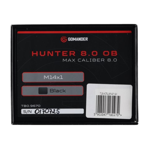 Tłumik do broni myśliwskiej Gomander Hunter II OB 8 mm M14x1 Gomander