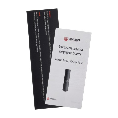 Tłumik do broni myśliwskiej Gomander Hunter II OB 8 mm M15x1 FDE Gomander