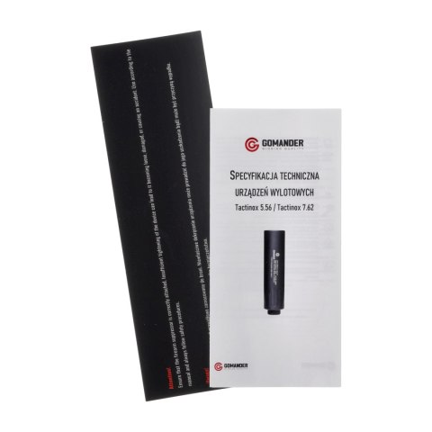 Tłumik do broni Gomander Tactinox DT 7,62 mm 5/8x24 UNEF Gomander