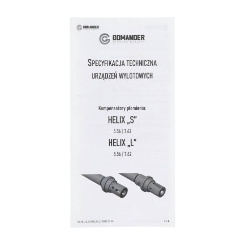 Tłumik płomienia Gomander Helix S 5,56 1/2x28 UNEF Gomander