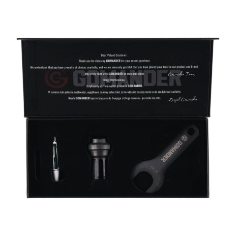 Kompensator płomienia Gomander Quadron Evo 7,62 M14x1 LH Gomander