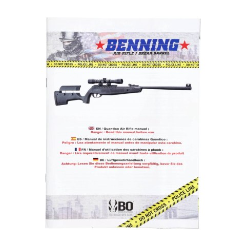 Wiatrówka Black Ops Benning 5,5 mm Black Ops