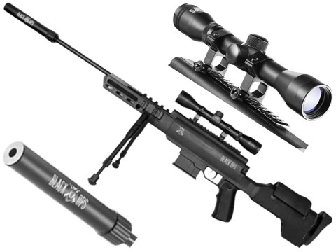 Wiatrówka Black Ops Sniper 4,5 mm z lunetą 4x32 Black Ops