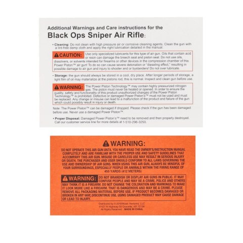 Wiatrówka Black Ops Sniper 5,5 mm z lunetą 4x32 Black Ops