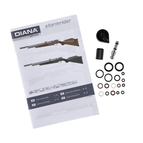Wiatrówka Diana PCP Stormrider 5,5 mm Ek < 17J czarny syntetyk Diana