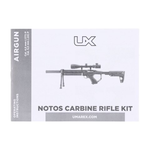 Wiatrówka PCP UX Notos Carbine Set 5,5 mm UX