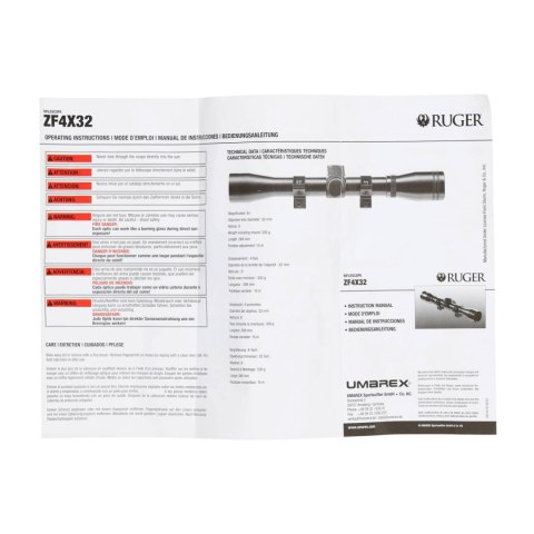 Wiatrówka Ruger Air Scout Rancher Kit 4,5 mm Ruger