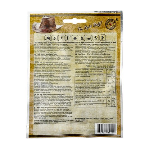 Wołowina Bullseye Meats Teriyaki 25 g Bullseye Meats