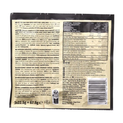Wołowina suszona Jack Link's Protein Bar klasyczna 22,5 g 3-pak Jack Link's