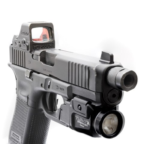 Wysokie przyrządy celownicze DTF Analog Sights High do Glock Gen 5 MOS - Black On Black DTF Solutions