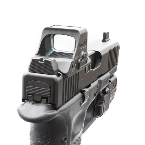 Wysokie przyrządy celownicze DTF Analog Sights High do Glock Gen 5 MOS - Black On Black DTF Solutions