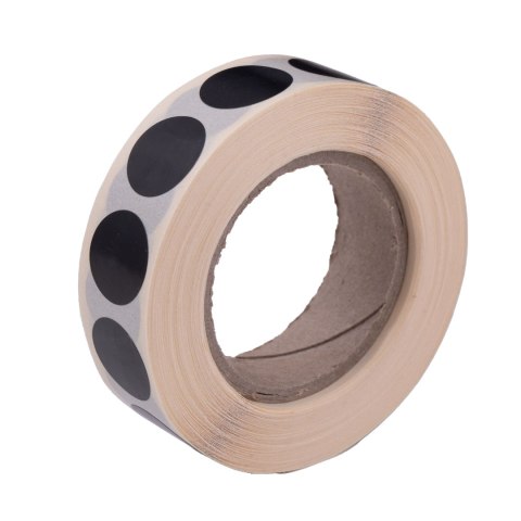 Zaklejki do tarcz 16 mm rolka 1000 szt. czarne NN