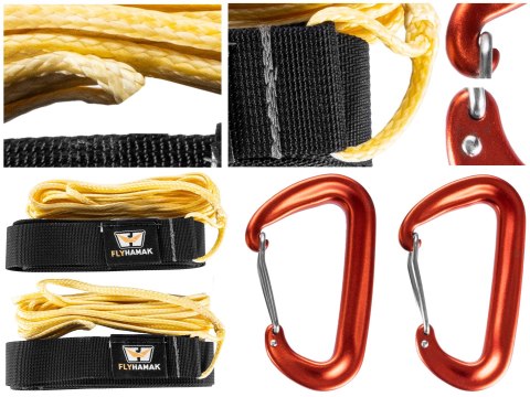 Zawieszenie Flyhamak Whoopie Sling czarne FlyHamak