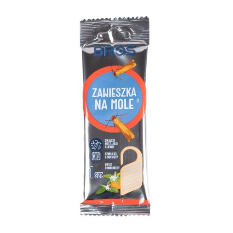 Zawieszka Bros na mole, kwiat pomarańczy Bros