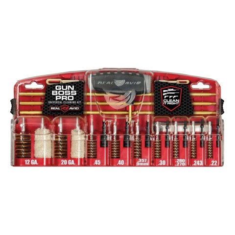Zestaw do czyszczenia broni Real Avid Gun Boss Pro dla .22 - 12GA Real Avid