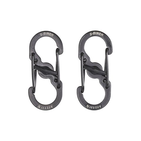 Zestaw dwóch karabinków Nite Ize S-Biner MicroLock czarne Nite Ize