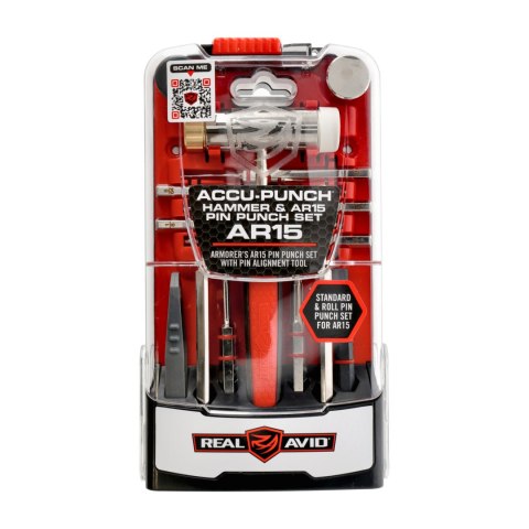 Zestaw narzędzi do czyszczenia broni Real Avid Accu-Punch Hammer & AR Pin Punch Set AVHPS-AR Real Avid