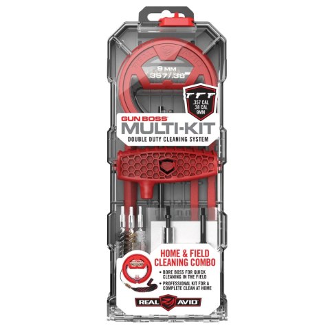 Zestaw narzędzi do czyszczenia broni Real Avid Gun Boss Multi-Kit do .357 / .38 / 9 mm Real Avid