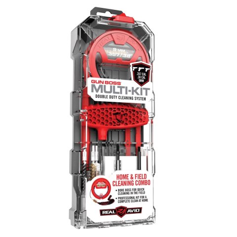 Zestaw narzędzi do czyszczenia broni Real Avid Gun Boss Multi-Kit do .357 / .38 / 9 mm Real Avid