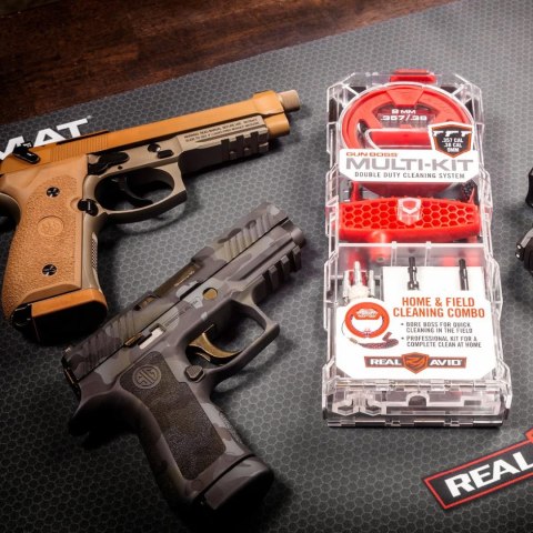 Zestaw narzędzi do czyszczenia broni Real Avid Gun Boss Multi-Kit do .357 / .38 / 9 mm Real Avid