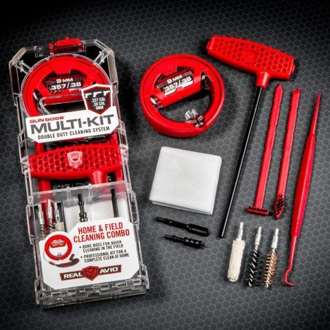Zestaw narzędzi do czyszczenia broni Real Avid Gun Boss Multi-Kit do .357 / .38 / 9 mm Real Avid