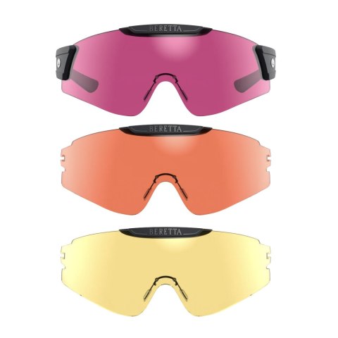Zestaw okularów Beretta InterMask Eyeglasses, żółty/czerwony/pomarańczowy Beretta