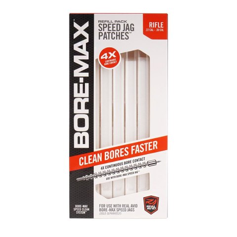Zestaw przecieraków do broni Real Avid Bore-Max Speed Jag Patches .22 .30 250 szt. AVBMPATCH8 Real Avid