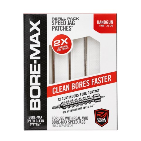 Zestaw przecieraków do broni Real Avid Bore-Max Speed Jag Patches 9 mm .45 250 szt. AVBMPATCH4L Real Avid