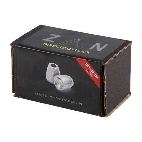 Zestaw testowy ZAN slug .218 (5,53mm) - 8x30szt- 30sztuk z każdej gramatury (8 gramatur) paczce ZAN