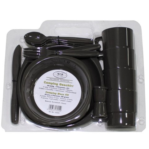 Zestaw turystyczny MFH 26-częściowy oliwkowy MFH - Max Fuchs